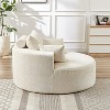 Oversized Chaise Lounge Chenille Single Sofa Sleeper Sofa Couch Upholstered Accent Chair, No Assembly Required, Green/Gray/Beige/Black-ModernLuxe - 4 of 4