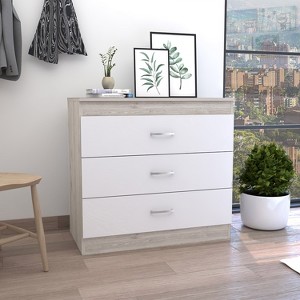 Okak Modern Minimalist 5-Drawer Tall Bedroom Dressers with Metal Handles & Locking Top Drawer,Chest of Drawers for Bedroom,Entryway - 1 of 4