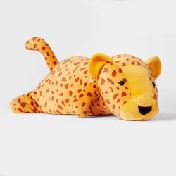 Cheetah Weighted Plush Throw Pillow - Pillowfort™
