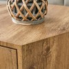 Kumasinova 20.3" Unique Hexagon Coffee Table with Drawer,Modern MDF Geometric End Table,Center Table for Living Room,Living Room Furniture,Wood - 4 of 4