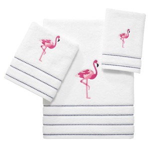 Izod Flamingo 3-Piece Towel Set - 1 of 4