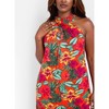 Rebdolls Women's Beach Stroll Halter Slip Maxi Dress - image 3 of 4