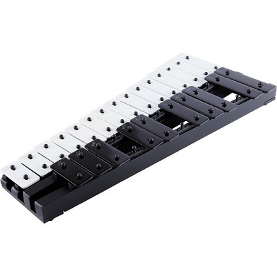 Precision-Tuned 25-Note Black and White Chromatic Glockenspiel