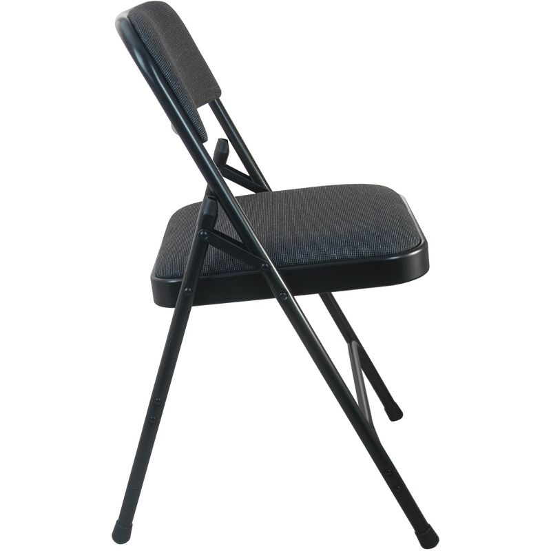 Flash Furniture Advantage Padded Metal Folding Chair - Fabric Seat, 5 of 8
