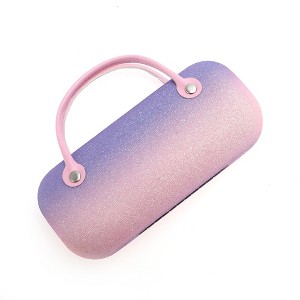 Unique Bargains Eyeglasses Case 6.29"x2.76"x1.97"  Violet 1 Pc - 1 of 4