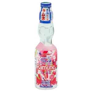Kimura Beverage Ramune Lychee - Case of 18 - 6.76 fl oz. - 1 of 1