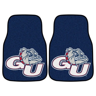 NCAA Gonzaga Bulldogs Carpet Car Mat Set - 2pc