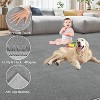 Runner Rugs Solid Thick Shag RugSuper Soft Anti-Slip Washable Rugs Easy Cleaning Wool Carpet Hallway Laundry Room Nursery Entryway - 4 of 4