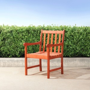 PAGED Outdoor Dining Chairs Wood Folding Chairs with Slatted Back and Slatted Seat for Patio, Outside, Lawn - 1 of 4