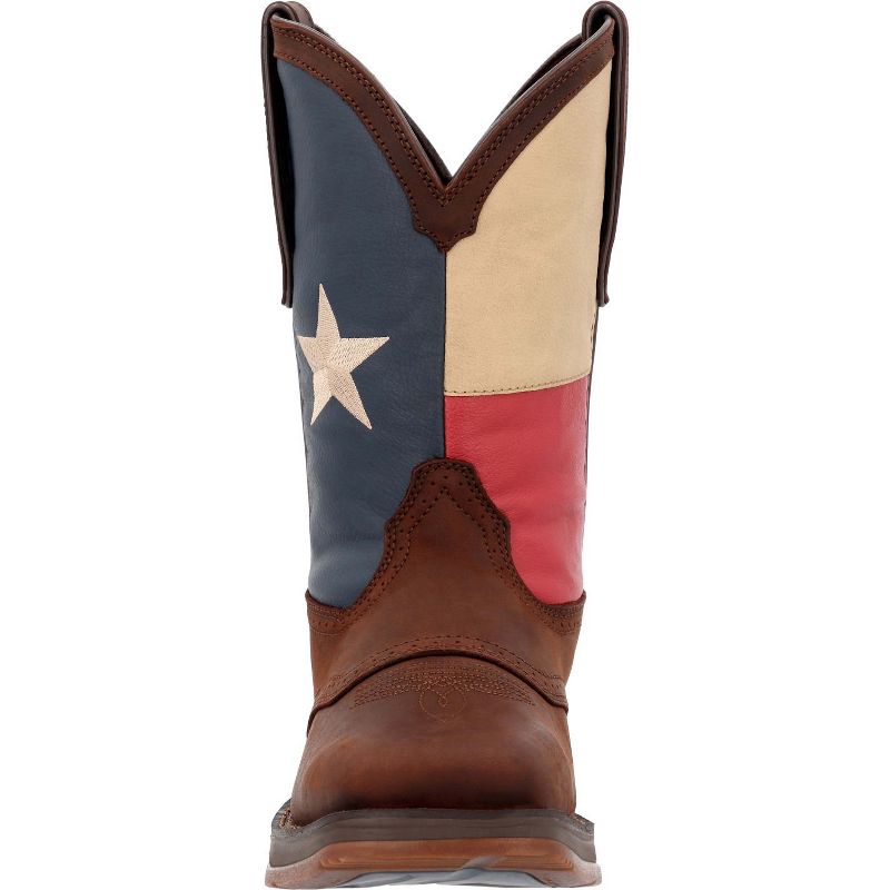 Men's Durango Texas Flag Western Boot, DB4446, Brown, 3 of 8