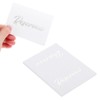 Unique Bargains Printable Paper Beautiful Meeting Restaurant Reserved Table Signs 10 Pcs - 4 of 4