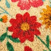 Juvale Spring Wildflowers Welcome Door Mat Natural Coco Coir Doormat For Front Door, 17 x 30 Inches - 4 of 4