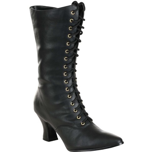 Victorian hot sale heeled boots