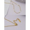 Anna-Kaci Trendy Pearl Necklace Gold Plated Choker Elegant Summer Jewelry for Brides and Weddings - 4 of 4