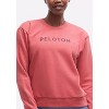 Peloton Women's Fleece Crewneck, Brick Red - 4 of 4