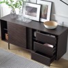 Mid Century Sideboard Buffet Table or TV Stand with storage for living room Kitchen - 4 of 4