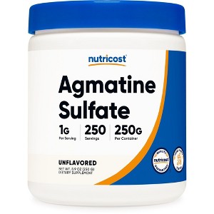 Nutricost Pure Agmatine Sulfate Powder - 250 Grams - 1 of 4