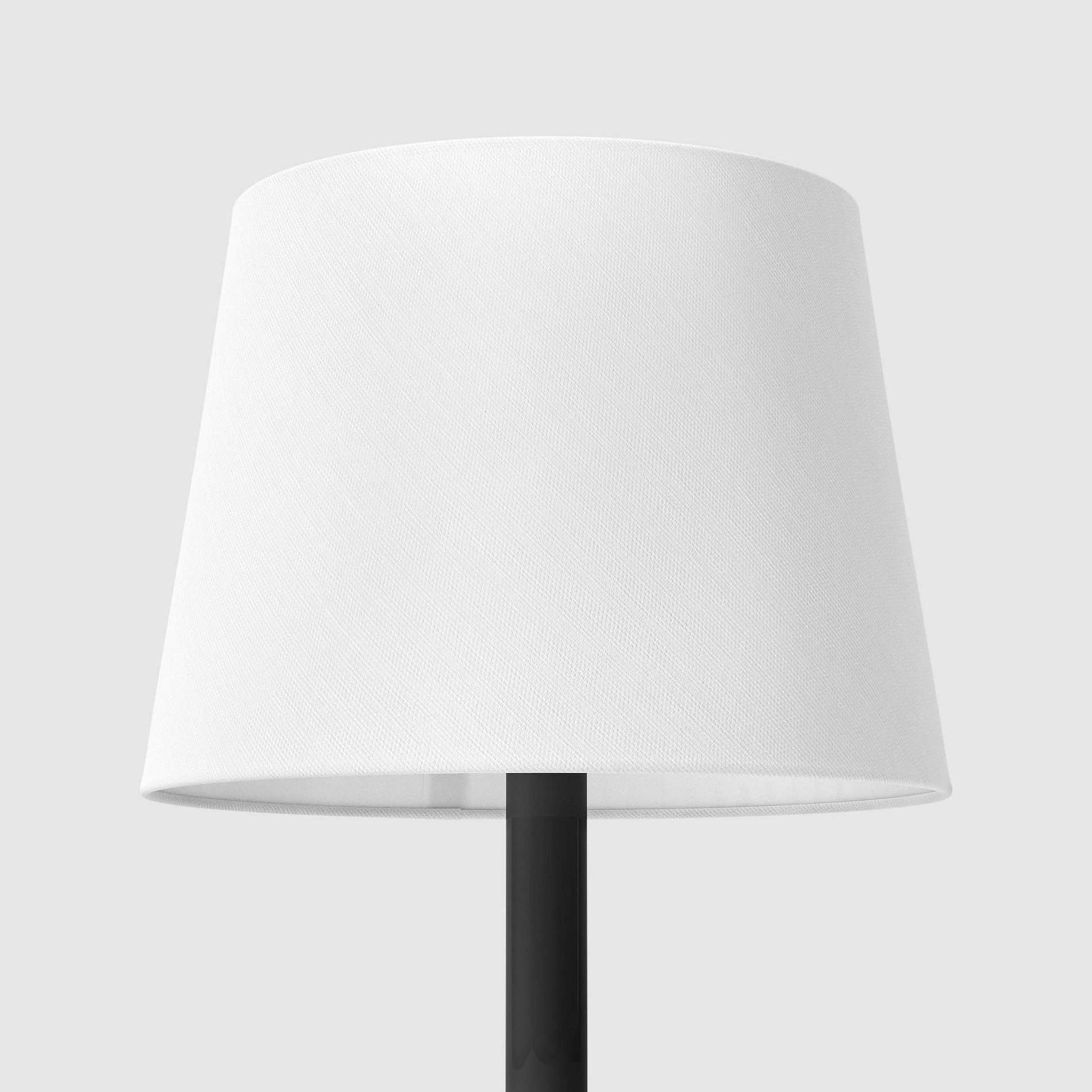 9" Linen Drum Lamp Shade White - Threshold™