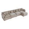 NicBex Couches for Living Room Deep Seat Sofa Couch Upholstered 2 Seater Sleeper Loveseat Sofa with 4 Pillows for Bedroom - 2 of 4