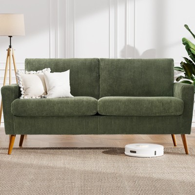 Vipbear 68" Loveseat Sofa,Modern Love Seat Couches for Living Room,Small Couch for Bedroom Office,Comfy Couch with Spring Cushion,Tool-Free Assembly