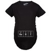 Maternity Baby Element Funny Announcement T Shirt Cool Pregnant Top - Crazy Dog Maternity T Shirt - 2 of 4