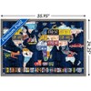 Trends International David Bowman - License Plate Map Framed Wall Poster Prints - 3 of 4
