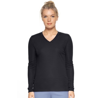 Expert Brand USA-Made DriMax™ Women's Athletic V-Neck Long Sleeve