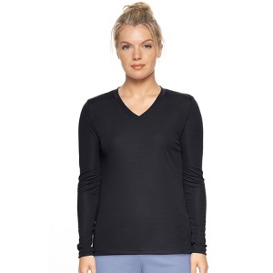 Expert Brand USA-Made DriMax™ Women's Athletic V-Neck Long Sleeve - 1 of 4
