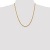 Black Bow Jewelry 4mm 10k Yellow Gold Diamond-Cut Solid Rope Chain Necklace - 2 of 4
