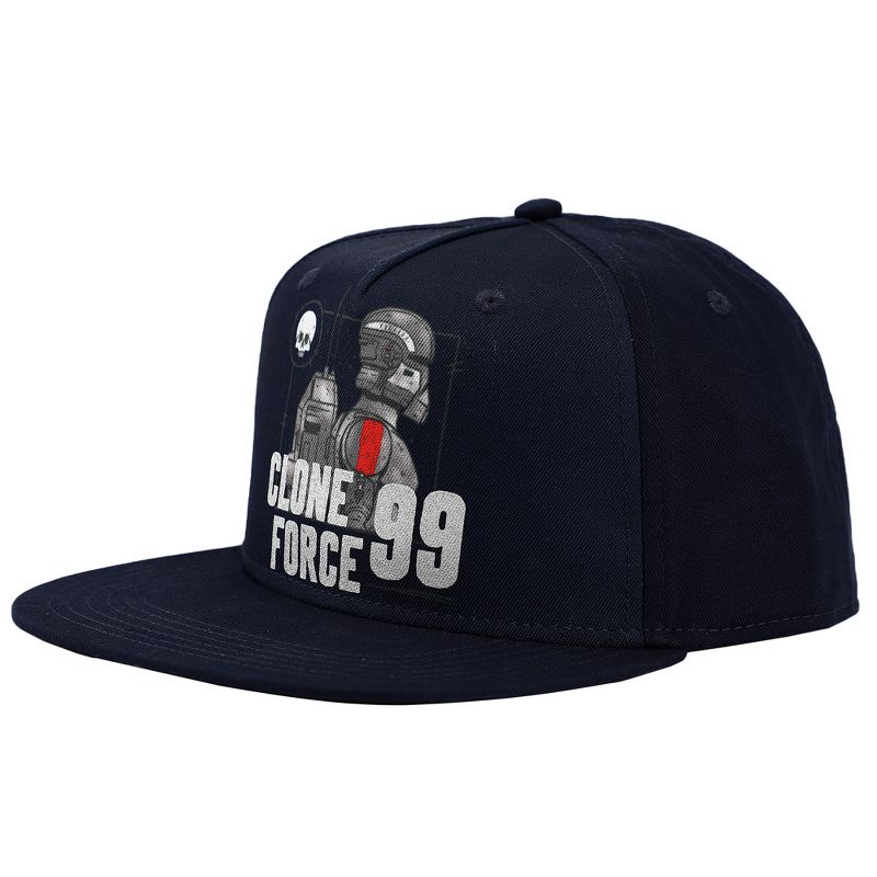 Star wars Clone Force 99 Metallic Sublimated Twill Snapback Hat for boys, 2 of 5