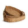 Plum & Post Seagrass Oval Trays, Set Of 3 - 3 of 4