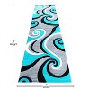 Masada Rugs Sophia Collection Modern Contemporary Hand Sculpted Area Rug - 3 of 4