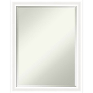 Amanti Art Oliver Narrow Beveled Wood Framed Bathroom Vanity Wall Mirror - 1 of 4