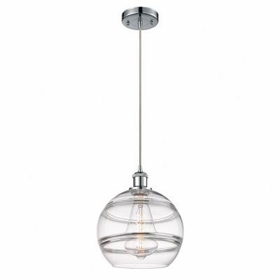 Rochester - 1 Light Cord Hung Mini Pendant In Industrial Style-11.63 Inches Tall and 10 Inches Wide