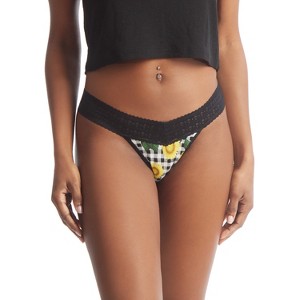 Hanky Panky Women's DreamEase Low Rise Thong - One Size - 1 of 3