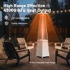2-in-1 Patio Propane Heater Commercial Gas Heater 48000 BTU Outdoor For Backyard - 3 of 4