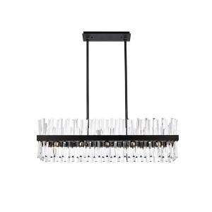 Elegant Lighting Serephina 24 - Light Chandelier in  Black - 1 of 4