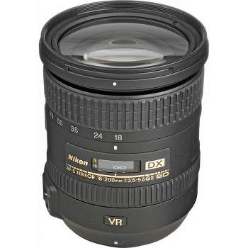 Nikon AF-S DX Nikkor 18-200mm f/3.5-5.6G ED VR II Zoom Lens 0.22x 18mm to 200mm f/3.5 to 5.6