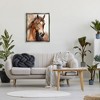 Stupell Industries Brown Horse Painting Black Framed Floater Canvas Wall Art - 2 of 4