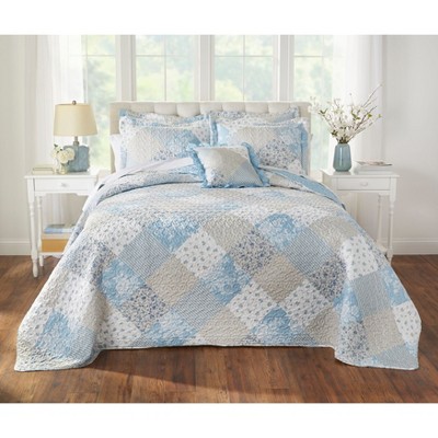 BrylaneHome Patchwork Bedspread Bedding Collection