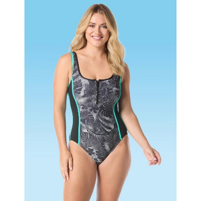 Gabar Scoop Neck One Piece Swimsuit