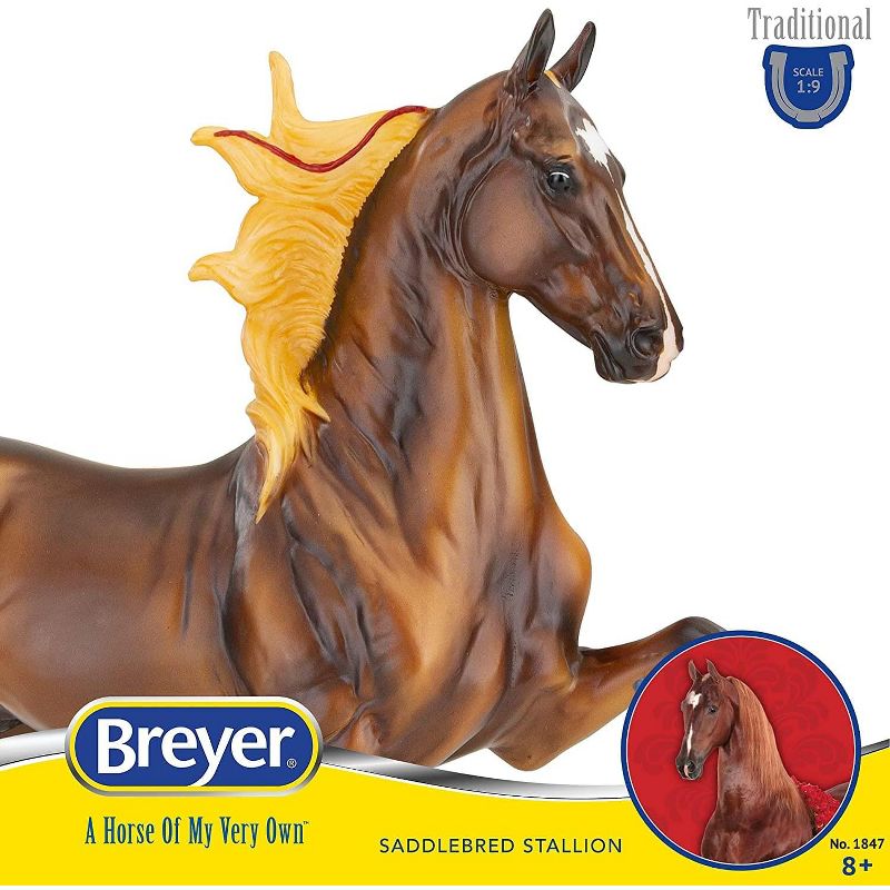 Breyer Animal Creations Breyer Traditional 1:9 Scale Model Horse | Marc of Charm, 3 of 4