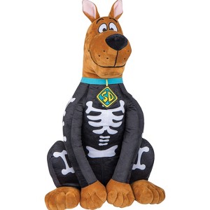 Gemmy Scooby-Doo Skeleton Plush Door Greeter Halloween Decoration - 23 in x 13 in - Multicolored - 1 of 1