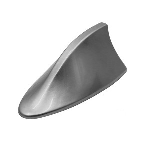 Unique Bargains Universal Shark Fin Shape Antenna Cover Car Trim Signal Radio AM/FM Aerial Gray - 1 of 4