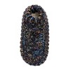 MUK LUKS Women's Icelandic Space Dye Marl Cabled Cuff Booties - 2 of 4