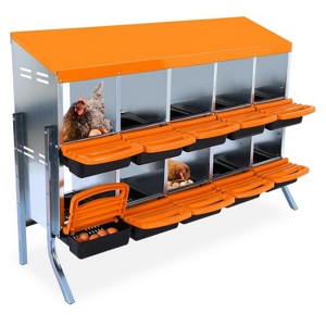GustoWave Metal Chicken Nesting Box - 1 of 4