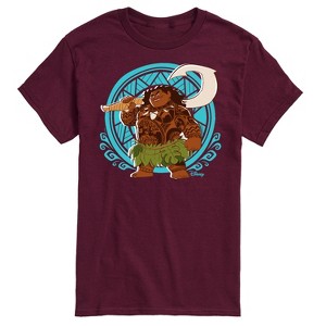 Men's - Moana - Halbgott Maui Pattern Short Sleeve Graphic T-Shirt - 1 of 4
