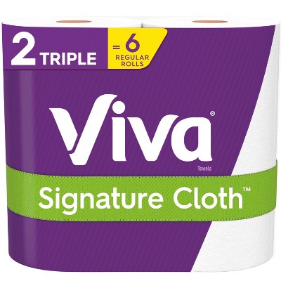 Viva Signature Cloth Choose-A-Sheet Paper Towels - 156ct/2 Triple Rolls