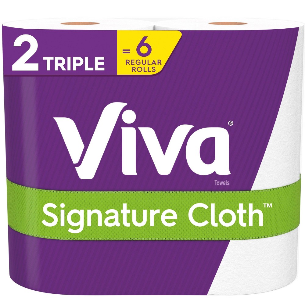 Viva Signature Cloth Full Sheet Paper Towels - 2 Triple Rolls