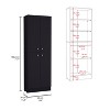 NicBex 71.1 Inch Kitchen Pantry Storage Cabinet with 4 Doors and 5 Adjustable Shelves for Dining Room,Bathroom,Kitchen - 3 of 4